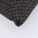 Bottega Veneta INTRECCIATO Shoulder Bag Leather Brown Auth 209481V-14