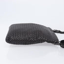 Bottega Veneta INTRECCIATO Shoulder Bag Leather Brown Auth 209481V-4