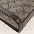 GUCCI GG Supreme BNF Collaboration Bag PVC 2way Beige Gold 703793 Auth 209482SAM-13