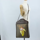 GUCCI GG Supreme BNF Collaboration Bag PVC 2way Beige Gold 703793 Auth 209482SAM-28