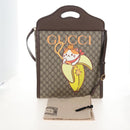 GUCCI GG Supreme BNF Collaboration Bag PVC 2way Beige Gold 703793 Auth 209482SAM-29
