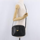 Saint Laurent Shoulder Bag Leather Black Gold Auth 209483A-29