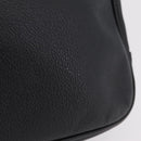 Saint Laurent Shoulder Bag Leather Black Gold Auth 209483A-4