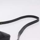 Saint Laurent Shoulder Bag Leather Black Gold Auth 209483A-9