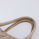 Miu Miu Matelasse Hand Bag Leather 2way Pink Silver Auth 209494-10