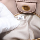 Miu Miu Matelasse Hand Bag Leather 2way Pink Silver Auth 209494-32