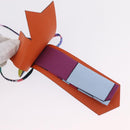 HERMES Petit Ash Bag Charm Leather Multicolor Auth 209499M-10