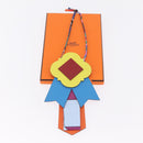 HERMES Petit Ash Bag Charm Leather Multicolor Auth 209499M-11
