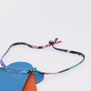 HERMES Petit Ash Bag Charm Leather Multicolor Auth 209499M-7