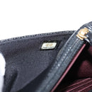 CHANEL Matelasse ChainShoulder Pouch Caviar Skin Black Gold CC Auth 209506SAM-28