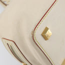 LOUIS VUITTON Suhari Angenu PM Hand Bag White M91811 LV Auth 209507A-18
