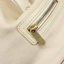 LOUIS VUITTON Suhari Angenu PM Hand Bag White M91811 LV Auth 209507A-19