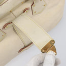 LOUIS VUITTON Suhari Angenu PM Hand Bag White M91811 LV Auth 209507A-25