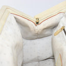 LOUIS VUITTON Suhari Angenu PM Hand Bag White M91811 LV Auth 209507A-28