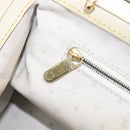 LOUIS VUITTON Suhari Angenu PM Hand Bag White M91811 LV Auth 209507A-29
