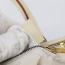 LOUIS VUITTON Suhari Angenu PM Hand Bag White M91811 LV Auth 209507A-12