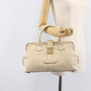 LOUIS VUITTON Suhari Angenu PM Hand Bag White M91811 LV Auth 209507A-31