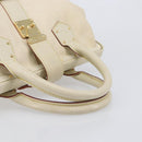 LOUIS VUITTON Suhari Angenu PM Hand Bag White M91811 LV Auth 209507A-8