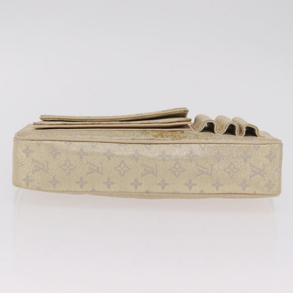 LOUIS VUITTON Monogram Shine McKenna Shoulder Bag Gold M92363 LV Auth 209508V