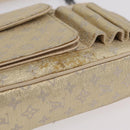 LOUIS VUITTON Monogram Shine McKenna Shoulder Bag Gold M92363 LV Auth 209508V-6