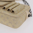 LOUIS VUITTON Monogram Shine McKenna Shoulder Bag Gold M92363 LV Auth 209508V-16
