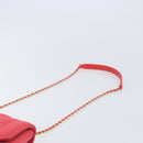 CHANEL Matelasse Chain Shoulder Bag Cotton Jersey Red Gold CC Auth 209509SAM-8
