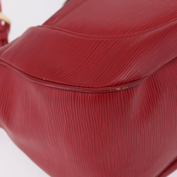 LOUIS VUITTON Epi Danura MM Hand Bag 2way Red LV Auth 209514A