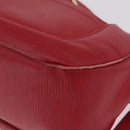 LOUIS VUITTON Epi Danura MM Hand Bag 2way Red LV Auth 209514A-18