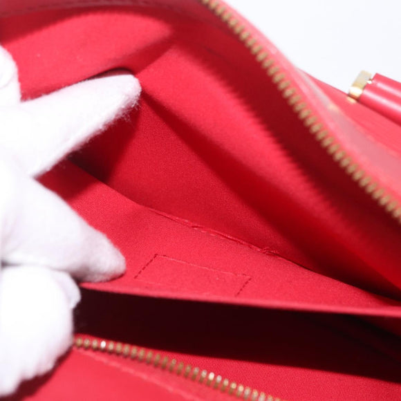 LOUIS VUITTON Epi Danura MM Hand Bag 2way Red LV Auth 209514A