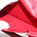LOUIS VUITTON Epi Danura MM Hand Bag 2way Red LV Auth 209514A-26