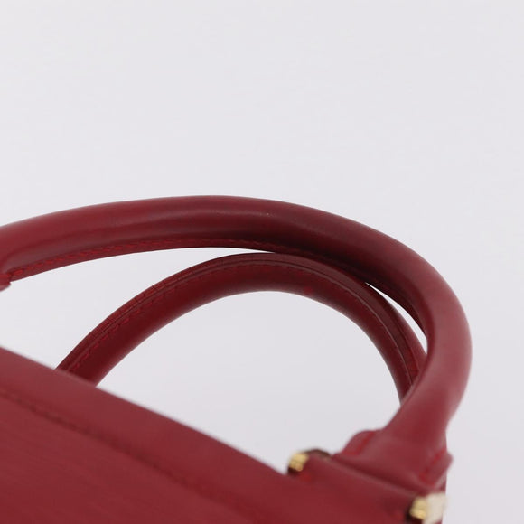 LOUIS VUITTON Epi Danura MM Hand Bag 2way Red LV Auth 209514A
