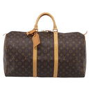 LOUIS VUITTON Monogram Keepall 50 Boston Bag M41426 LV Auth 209517V-2