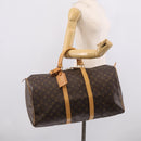 LOUIS VUITTON Monogram Keepall 50 Boston Bag M41426 LV Auth 209517V-23