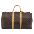 LOUIS VUITTON Monogram Keepall 50 Boston Bag M41426 LV Auth 209517V-3