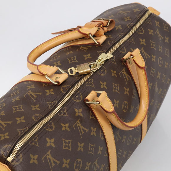LOUIS VUITTON Monogram Keepall 50 Boston Bag M41426 LV Auth 209517V