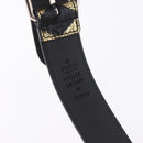 GUCCI Waist Bag Leather Gold Silver 605112 Auth 209520V-10