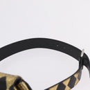 GUCCI Waist Bag Leather Gold Silver 605112 Auth 209520V-8