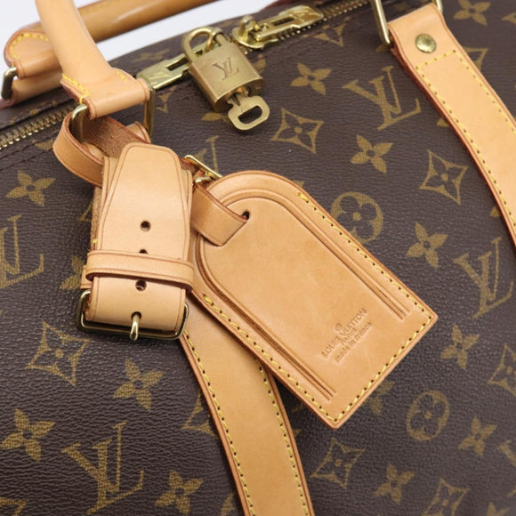 LOUIS VUITTON Monogram Keepall 50 Boston Bag M41426 LV Auth 209523V
