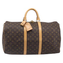 LOUIS VUITTON Monogram Keepall 50 Boston Bag M41426 LV Auth 209523V-2