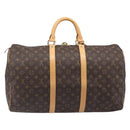 LOUIS VUITTON Monogram Keepall 50 Boston Bag M41426 LV Auth 209523V-2