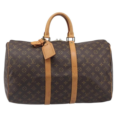 LOUIS VUITTON Monogram Keepall 45 Boston Bag M41428 LV Auth 209525A - 0
