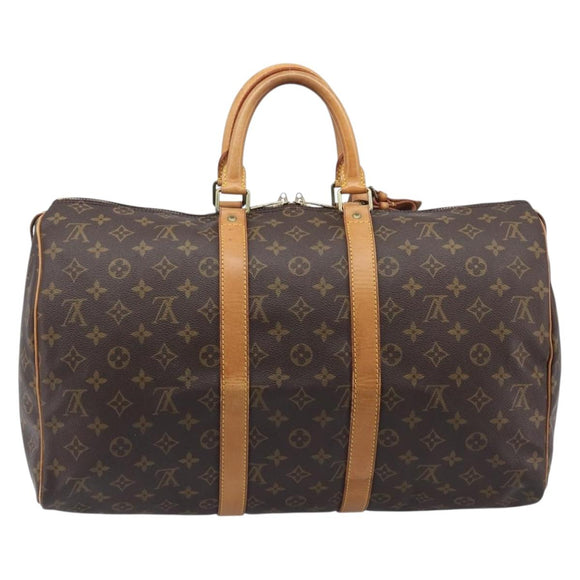 LOUIS VUITTON Monogram Keepall 45 Boston Bag M41428 LV Auth 209525A