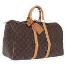 LOUIS VUITTON Monogram Keepall 45 Boston Bag M41428 LV Auth 209528V-1