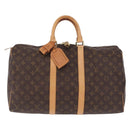 LOUIS VUITTON Monogram Keepall 45 Boston Bag M41428 LV Auth 209528V-2