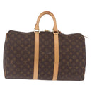 LOUIS VUITTON Monogram Keepall 45 Boston Bag M41428 LV Auth 209528V-3