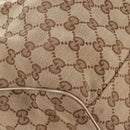 GUCCI GG Canvas Hand Bag Beige Gold 211943 Auth 209529V-12