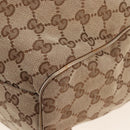 GUCCI GG Canvas Hand Bag Beige Gold 211943 Auth 209529V-13