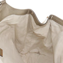GUCCI GG Canvas Hand Bag Beige Gold 211943 Auth 209529V-17