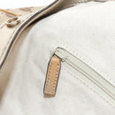 GUCCI GG Canvas Hand Bag Beige Gold 211943 Auth 209529V-19