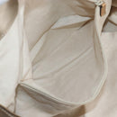 GUCCI GG Canvas Hand Bag Beige Gold 211943 Auth 209529V-20